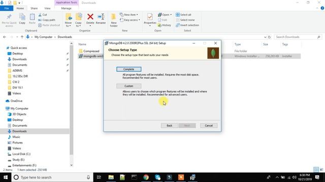 Install MongoDB on Windows 10 Operating System смотреть онлайн