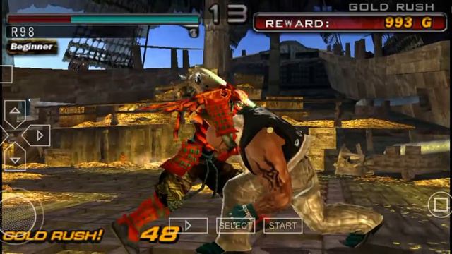 Tekken 5: Dark Resurrection - Gold Rush as Yoshimitsu смотреть онлайн