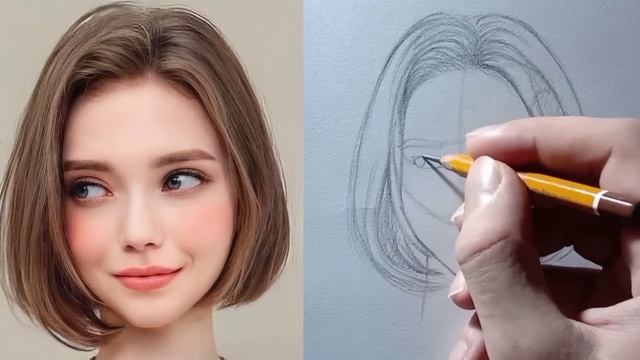 loomis face drawing tutorial | draw a girl's face from front #tutorial #artwork #drawing смотреть онлайн