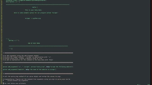 python: argparse: introduction смотреть онлайн