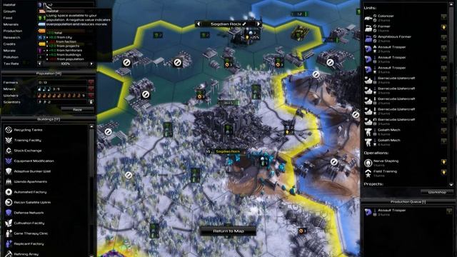 Pandora: First Contact Tutorial: Citizen Management and Tile-Improvements смотреть онлайн