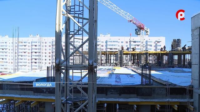 Ход строительства школы на Северной улице в Вологде смотреть онлайн