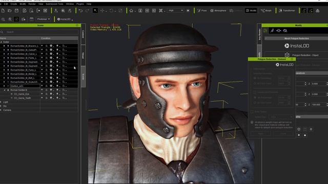 Character Creator 3 Tutorial - Export with InstaLOD - Optimizing Characters for Animation смотреть онлайн