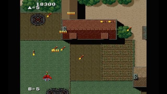 Super Nintendo (Snes) 16-bit Raiden Trad Stage 1