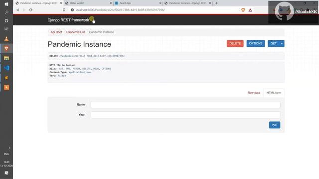 Demonstration of Django Rest Framework Implementation With React Integration Using Axios. смотреть онлайн