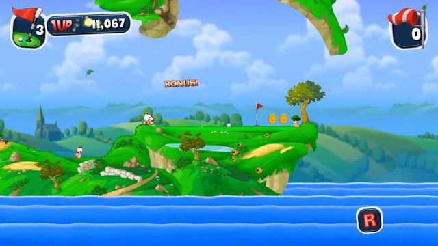 Worms Crazy Golf gameplay смотреть онлайн
