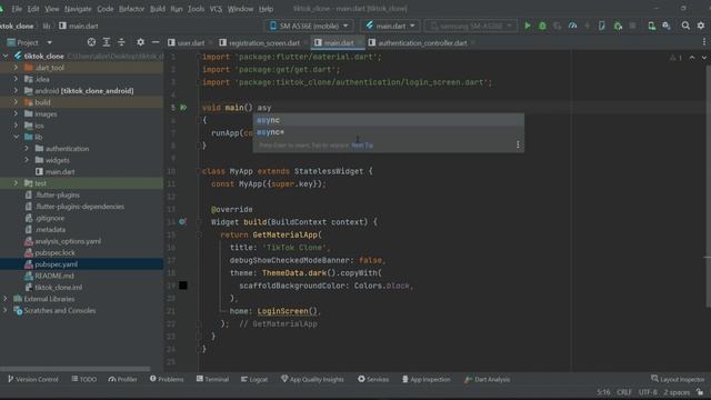 Initialize Firebase Flutter GetX State Management Tutorial | Learn & Build iOS Android TikTok Clone смотреть онлайн