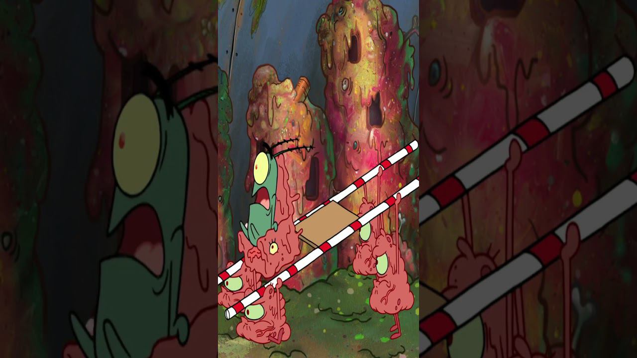 Отходы захватили Красти Краб | Губка Боб Квадратные Штаны #shorts смотреть онлайн