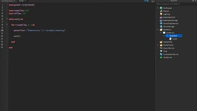 How to Make a Timer in Roblox Studio Using a GUI смотреть онлайн