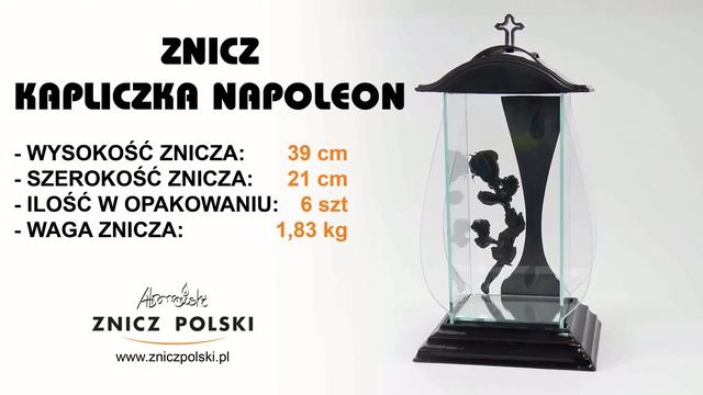 Lampion ufności z lustrem i różą, artystyczny znicz Dekoracja Grobu – KAPLICZKA NAPOLEON смотреть онлайн