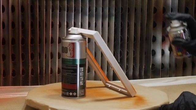 Алкидная универсальная краска KUDO в маленьком баллончике. Для ремонта и декора. смотреть онлайн