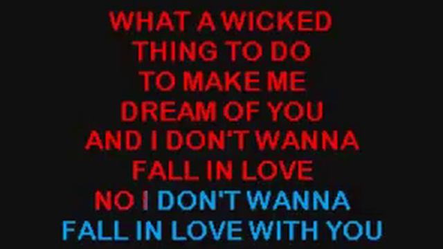 Karaoke - Chris Isaak - Wicked Game (SRF KARAOKE)