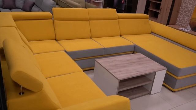 Красивый угловой диван Sander-U. Купить большой диван в гостиную в Калининграде и области смотреть онлайн