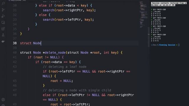 2021B2L13 - Deletion in Binary Search Tree Implementation || Data Structure | Live Class Recording смотреть онлайн