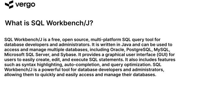 SQL Workbench/J Explained смотреть онлайн