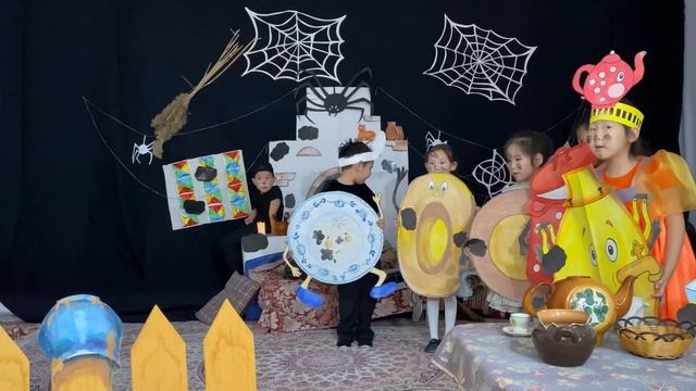 «Федорино горе»К.И.Чуковский. Подготовительная группа "Өркөн”, детский сад «Мичээр» смотреть онлайн