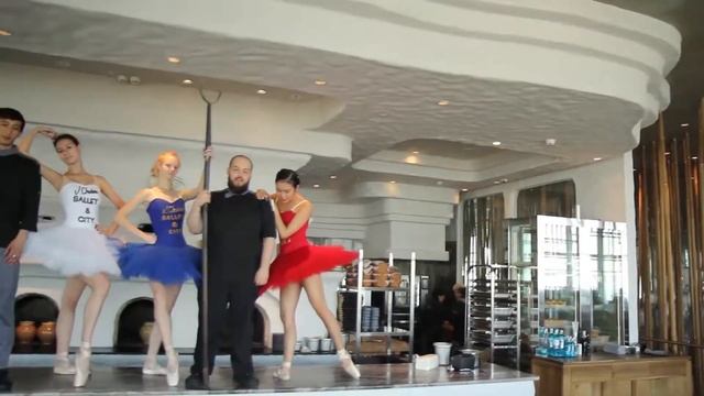 Ballet And City - Moscow City OKO Tower Ruski Restaurant