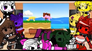 Реакция персонажей FNIA на Тяжелый День (Super Bunny Man)