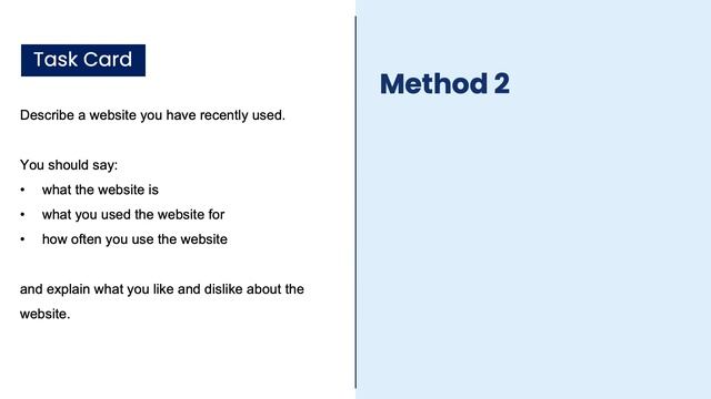 2 Quick Methods For The IELTS Speaking 1-Minute Preparation Time