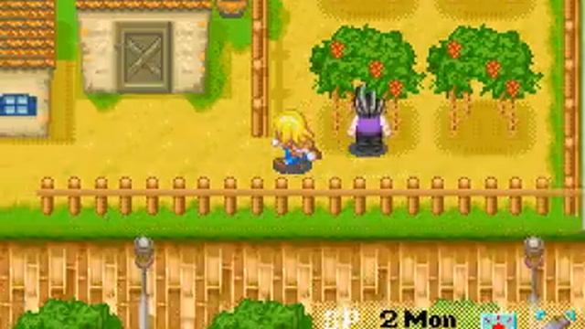 Harvest Moon - More Friends of Mineral Town (GBA / Game Boy Advance) - Vizzed.com Play смотреть онлайн