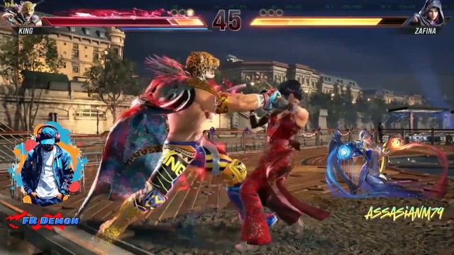 Tekken 8 King vs Zafina: Intense Clash of Fighting Styles! смотреть онлайн