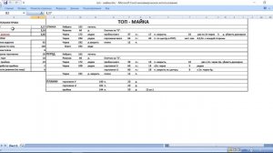Работа с программой Excel для расчета вязаных изделий