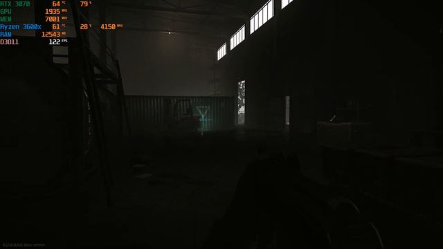 RTX 3070 - Ryzen 3600x - Escape From Tarkov Benchmark
