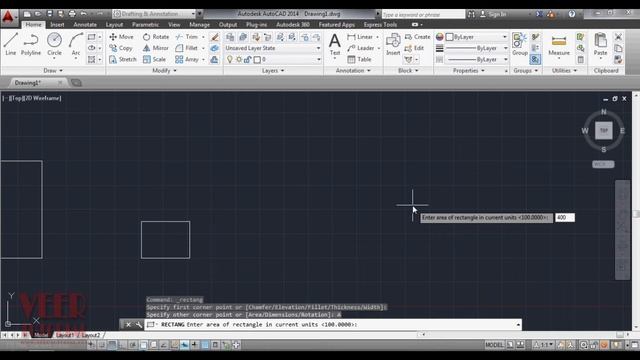 AutoCAD 2016 | Course in Hindi | Ractangle Command смотреть онлайн