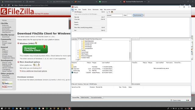 How to Upload a Website for FREE on InfinityFree with FileZilla смотреть онлайн