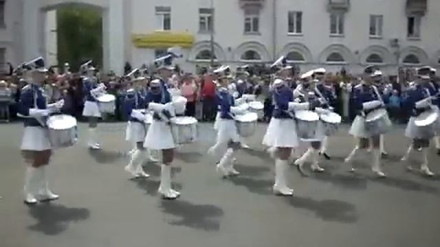 Барабанщицы Иванникова О.В-60 лететие города Ангарска (2011)