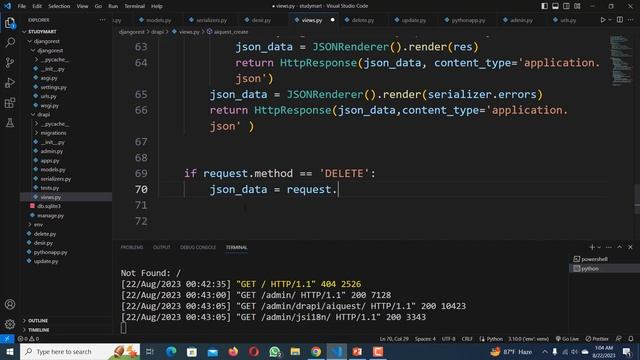 Django RestAPI Bangla Tutorial | How to Delete Data in Django REST API | Python Djnago Rest API смотреть онлайн