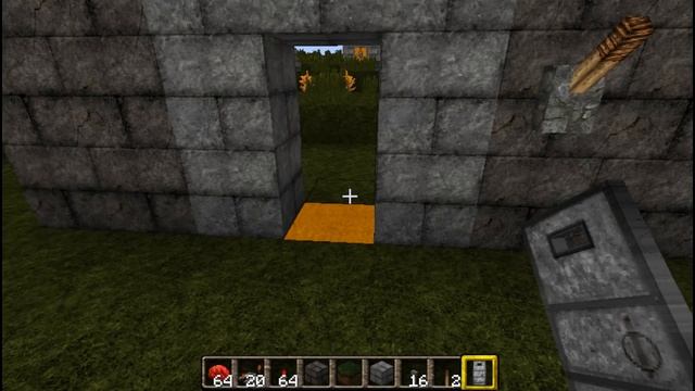 Железная дверь с блокировкой [Уроки по Minecraft] смотреть онлайн