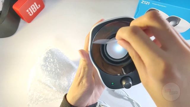 Logitech Z121 Compact USB Powered Stereo Speakers ASMR Unboxing смотреть онлайн