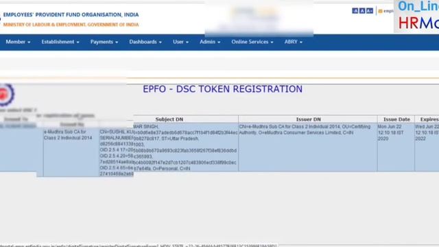EPFO Digital Signature Registration Process on PF Unified Portal ! DSC Registration online смотреть онлайн