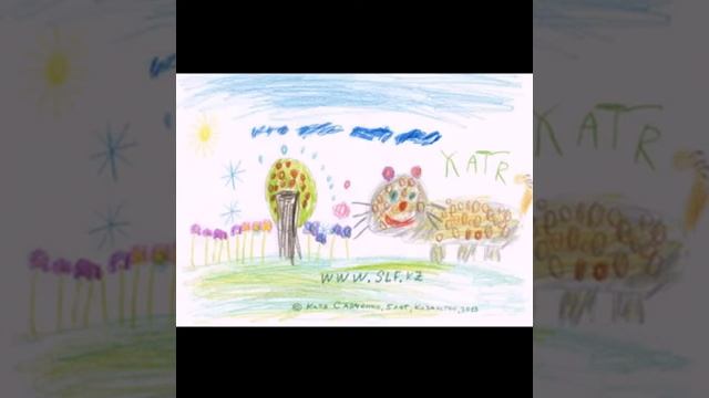 Children paint the snow leopard Дети рисуют снежного барса смотреть онлайн