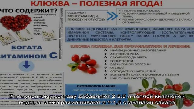 Клюква при цистите - принимаем правильно смотреть онлайн