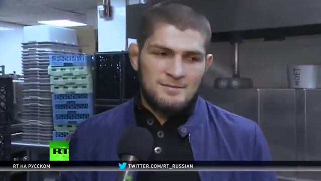 Хабиб Нурмагомедов о бое с Тони Фергюсоном смотреть онлайн