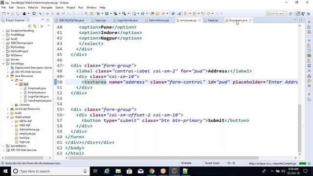 4 Servlet JDBC Bootstrap part 1 смотреть онлайн