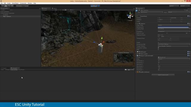 ESC Unity Tutorial - Horror Game 06 - Raycasting Part1 смотреть онлайн