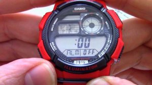 Часы Casio Illuminator AE-1000W-4A - Инструкция, как настроить от PresidentWatches.Ru