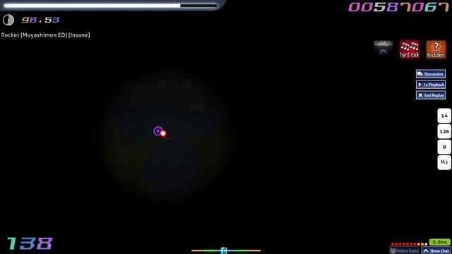 osu! for masochists - POLYSICS - Rocket (Moyashimon ED) +HDHRFL FC, CS10 смотреть онлайн