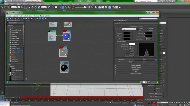 3Ds max #Материал стекла [RUS] смотреть онлайн