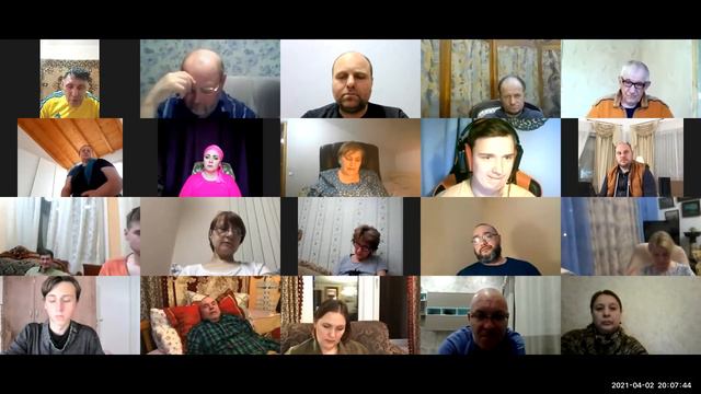 Собрание 2021.04.02 тема "Отбор остатка народа Божьего, который исполнит волю Божью в Армагеддоне". смотреть онлайн