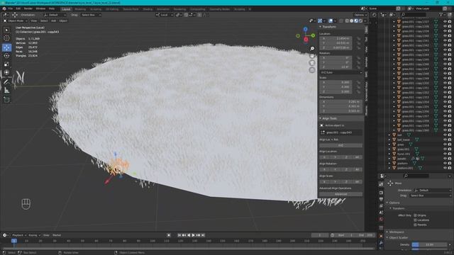 Blender - Paint/Scatter Grass(TIMELAPSE) смотреть онлайн