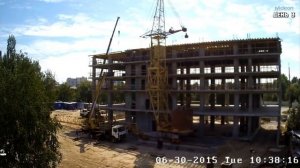 Монтаж башенного крана КБМ-401П