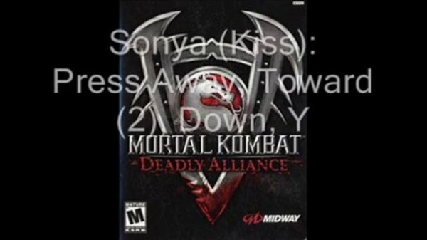 Mortal Kombat: Deadly Alliance - Fatality Codes for GameCube