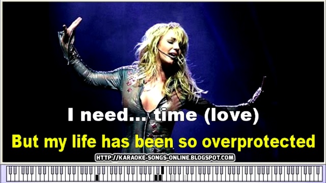 Britney Spears "Overprotected" Karaoke Version without vocal смотреть онлайн