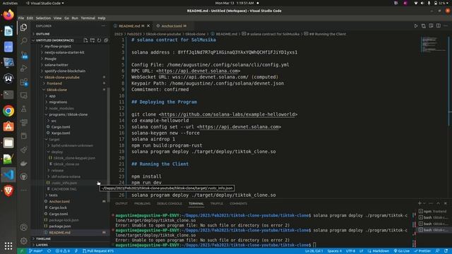 Error: Unable to open program file: No such file or directory (os error 2) смотреть онлайн