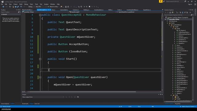 Unity Button Click Events Listener : C# Tutorial смотреть онлайн