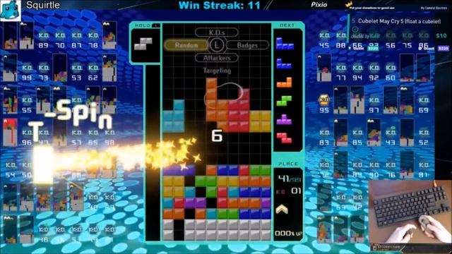 Tetris 99 Bounty - "Get at least 10 T-Spin Triples" смотреть онлайн